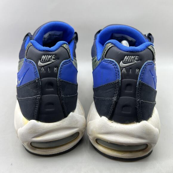 Nike Air Max 95 Premium Running Shoes Men Size 13 Blue White Comfort Sneakers - Picture 4 of 9